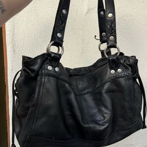 Black Leather Women's Bag